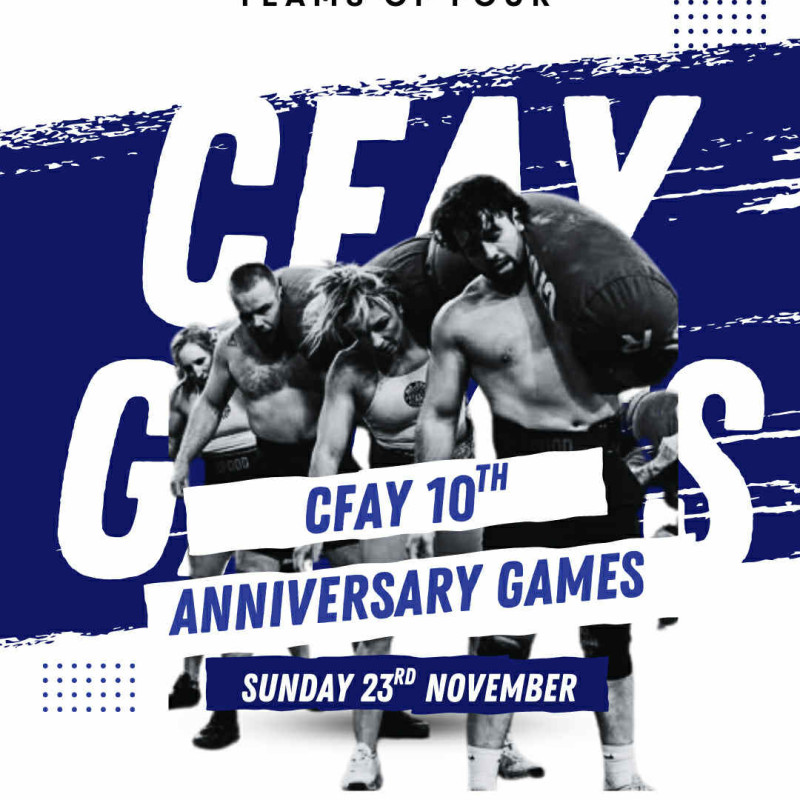 CFAY 10th ANNIVERSARY GAMES logo