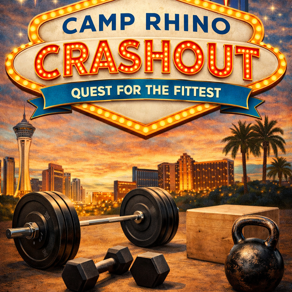 Camp Rhino Crashout logo