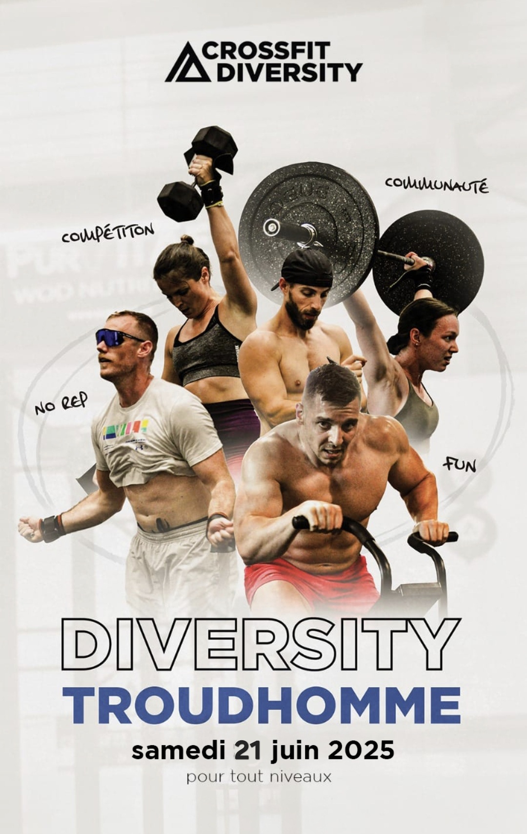 Diversity Throwdown 2025 : Fittest on Montévrain  logo