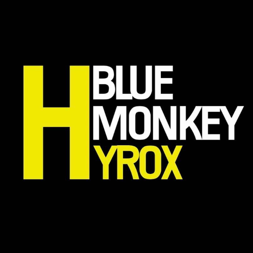 BLUE MONKEY HYROX CHALLENGE logo