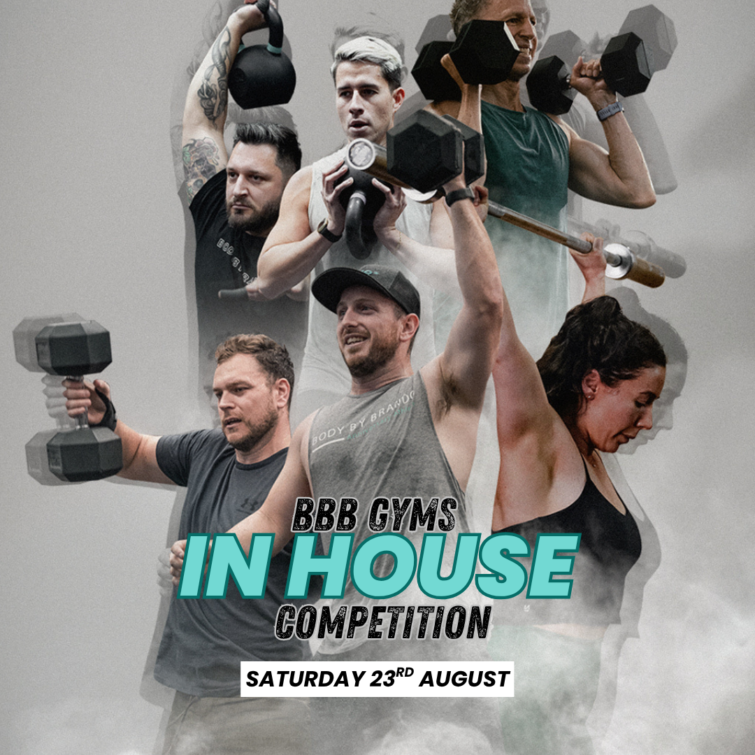 BBB Gyms In-House Competition 2025 logo