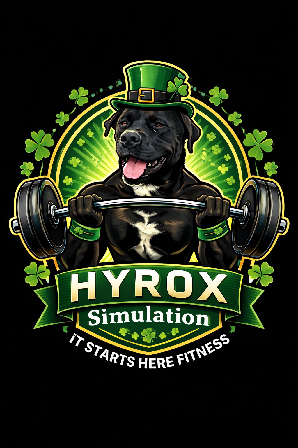 It Starts Here:  Hyrox Simulation 2026 logo