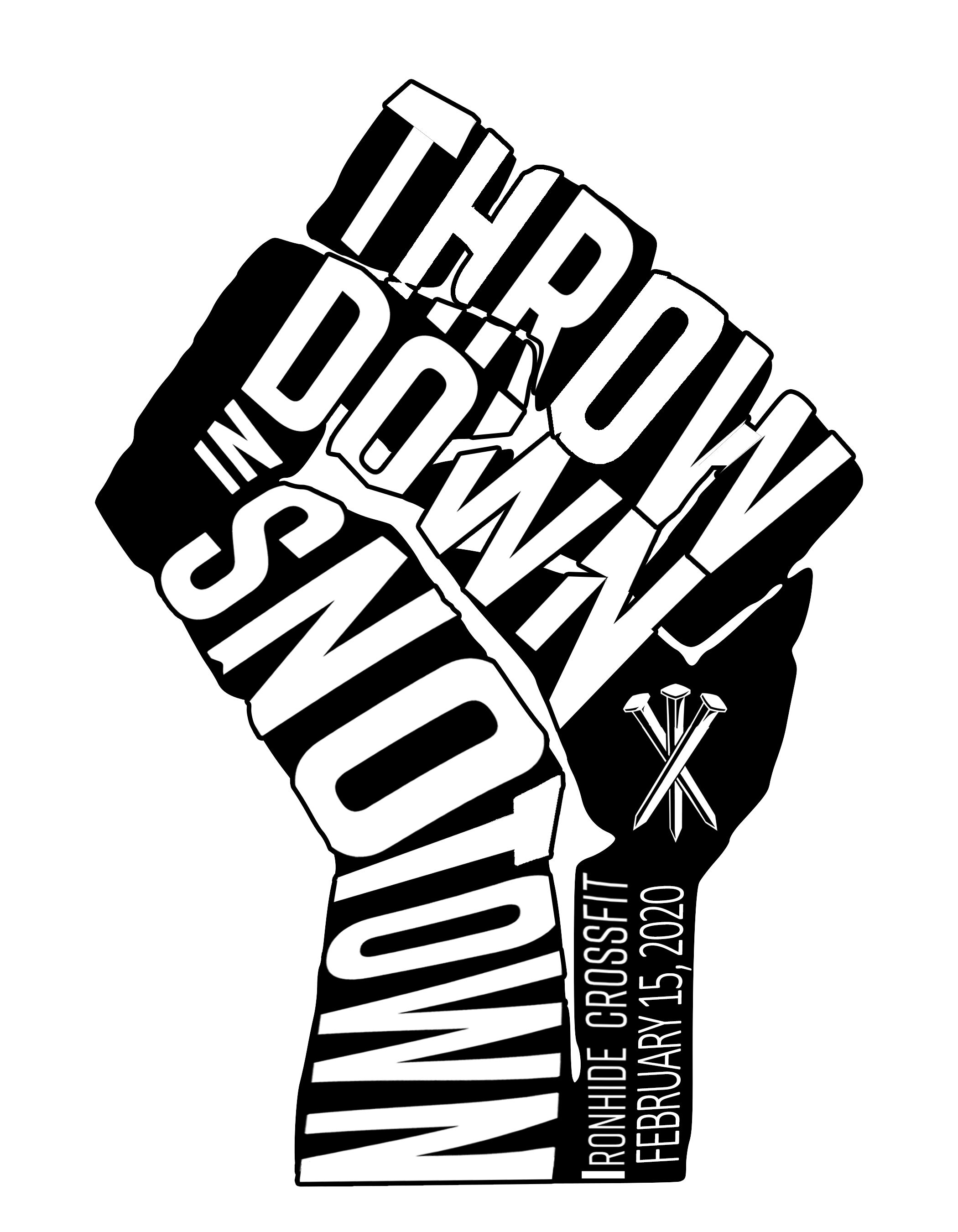 ThrowDown in SnoTown 2022 logo