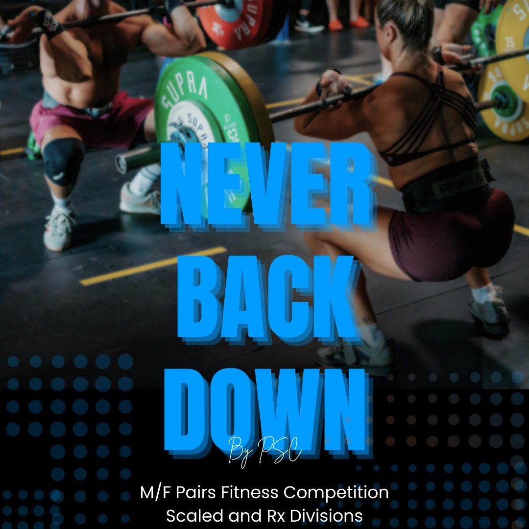 Never Back Down 2025 logo