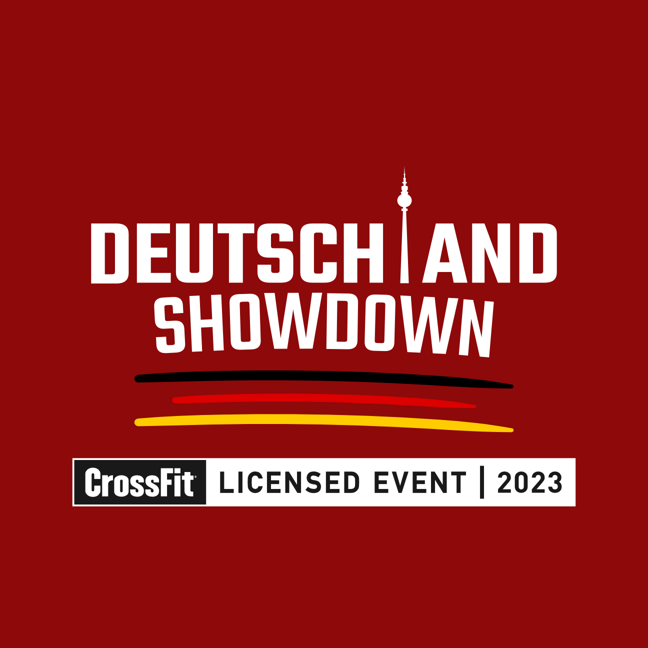 The 2023 Deutschland Showdown Individual Qualifiers - official '23 CrossFit® Licensed Event logo