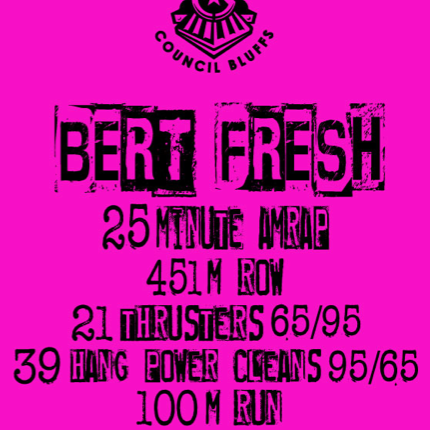 "The Bert Fresh" 2025 logo