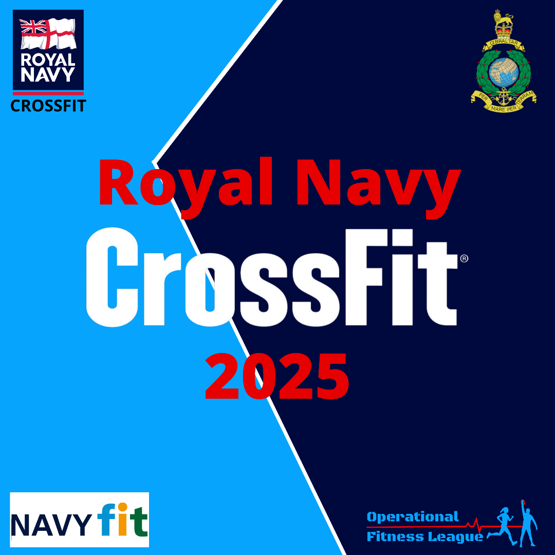 Royal Navy Operational Fitness League 2025 logo