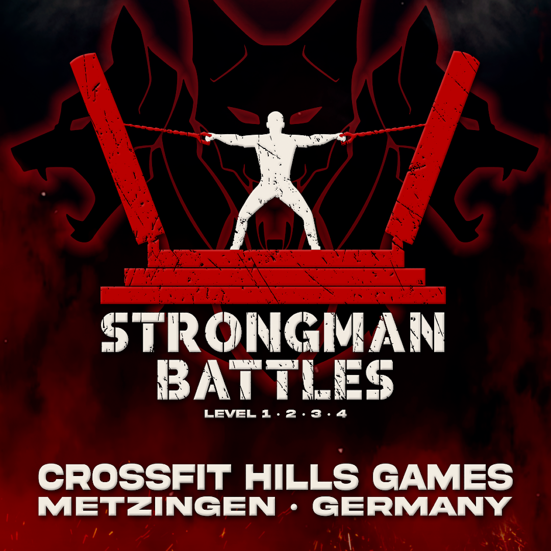 Strongman Battles  -X-  CrossFit Hills Games • Metzingen🇩🇪 logo