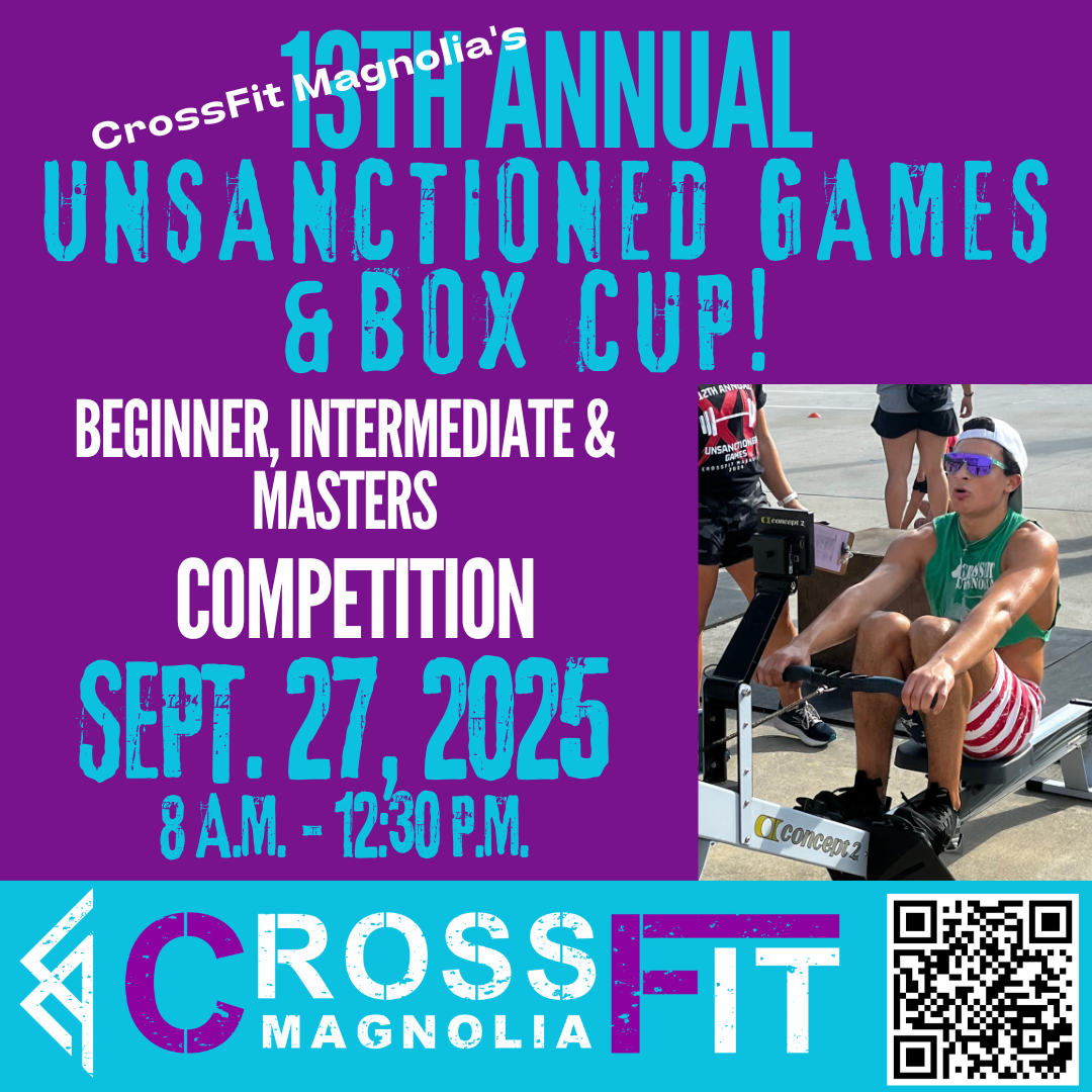 13th Annual Beginner/Intermediate/Masters CrossFit Competition & Texas Box Cup logo