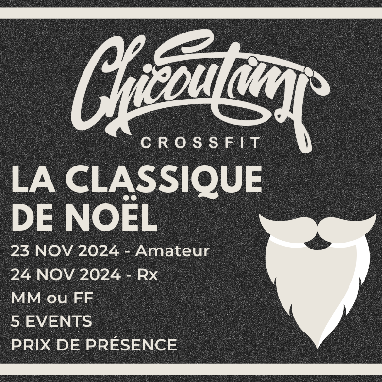 La classique de noël Crossfit Chicoutimi 2024 logo