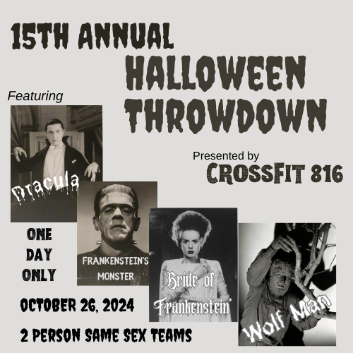 15th Annual CrossFit 816 Halloween Throwdown logo