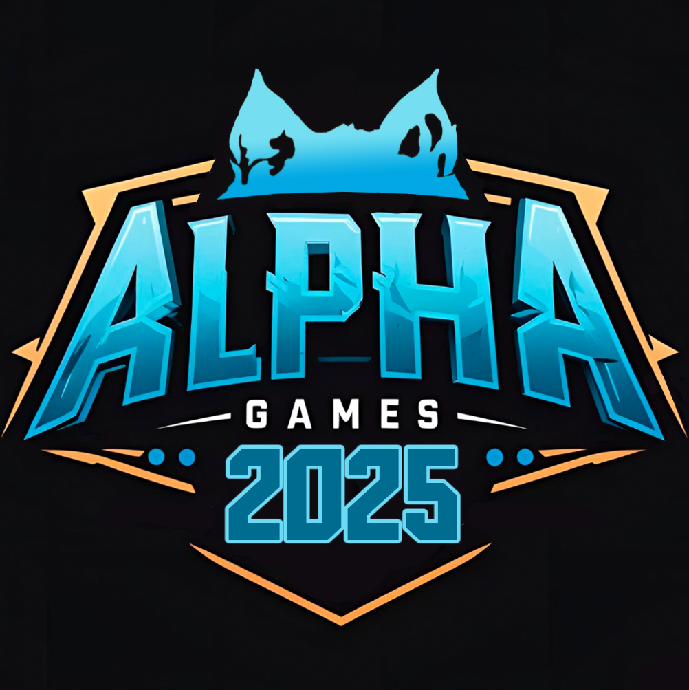 The Alpha Games 2025 logo