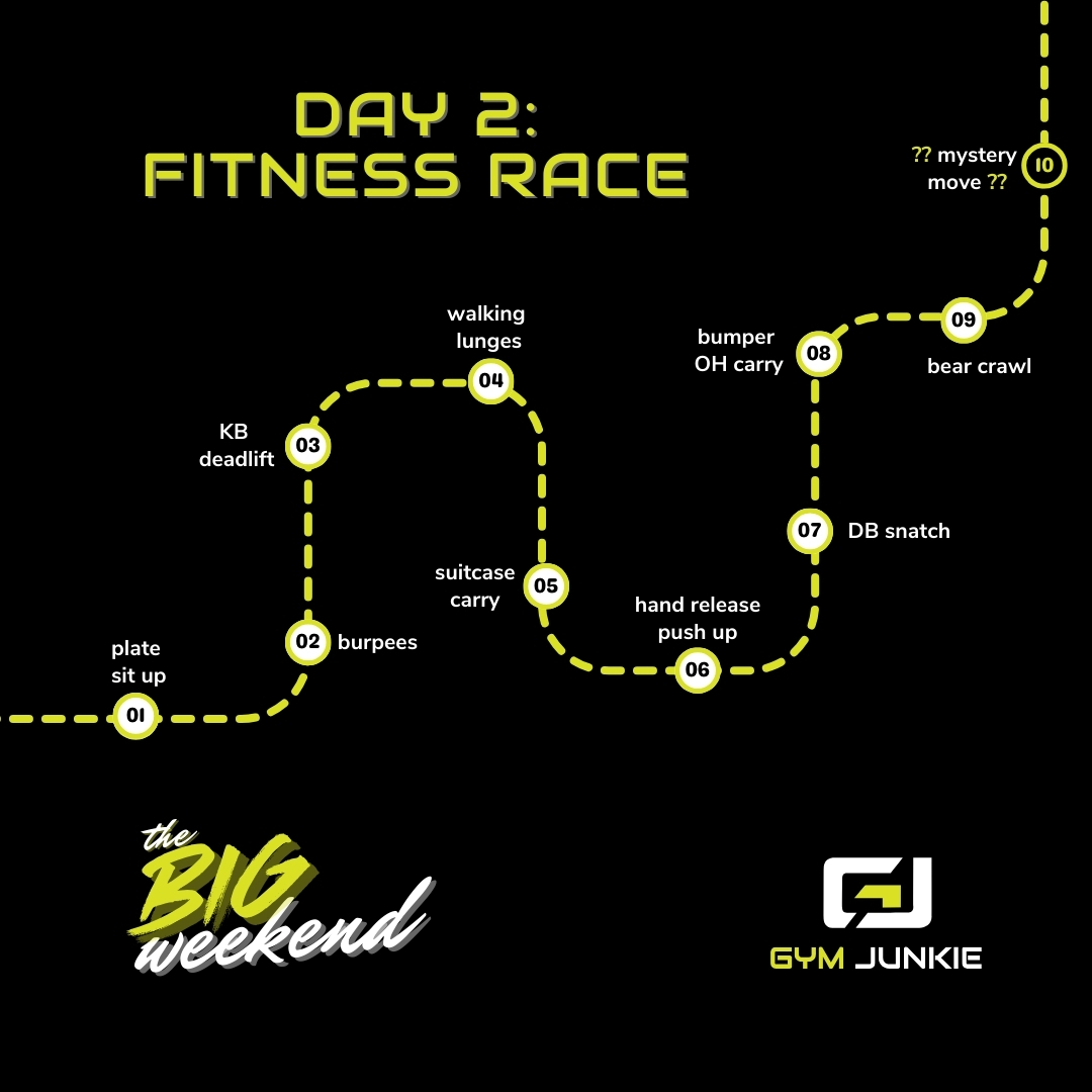 Day 2- Fitness Race- the BIG weekend  logo