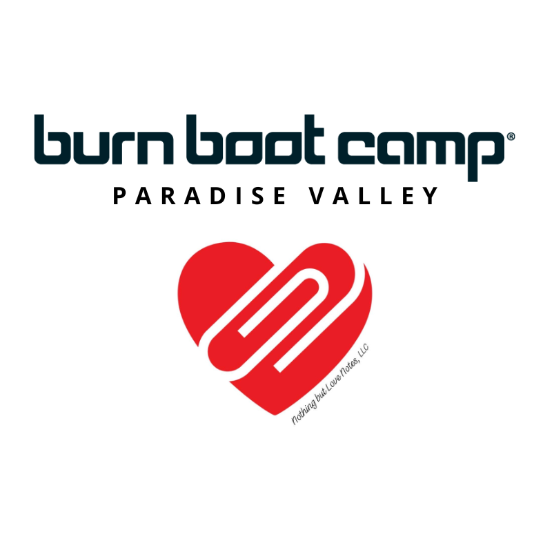 Nothing But Love Notes x Burn Boot Camp logo