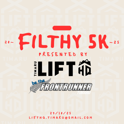 LiftHQ Filthy 5k logo
