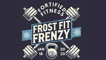 Fortified Frost Fit Frenzy 2026 logo