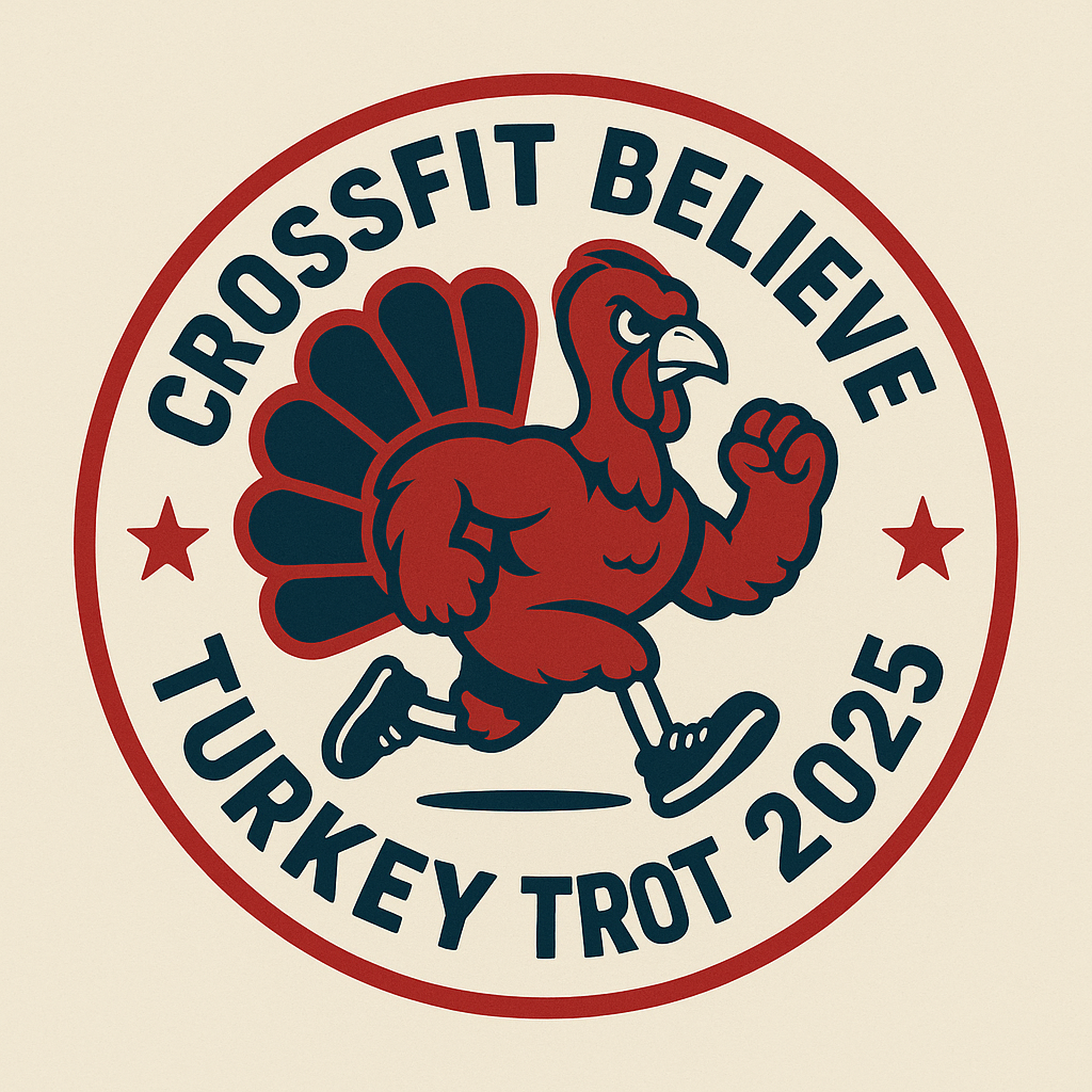 CrossFit Believe's 2nd Annual Thanksgiving Turket Trot 5K  logo