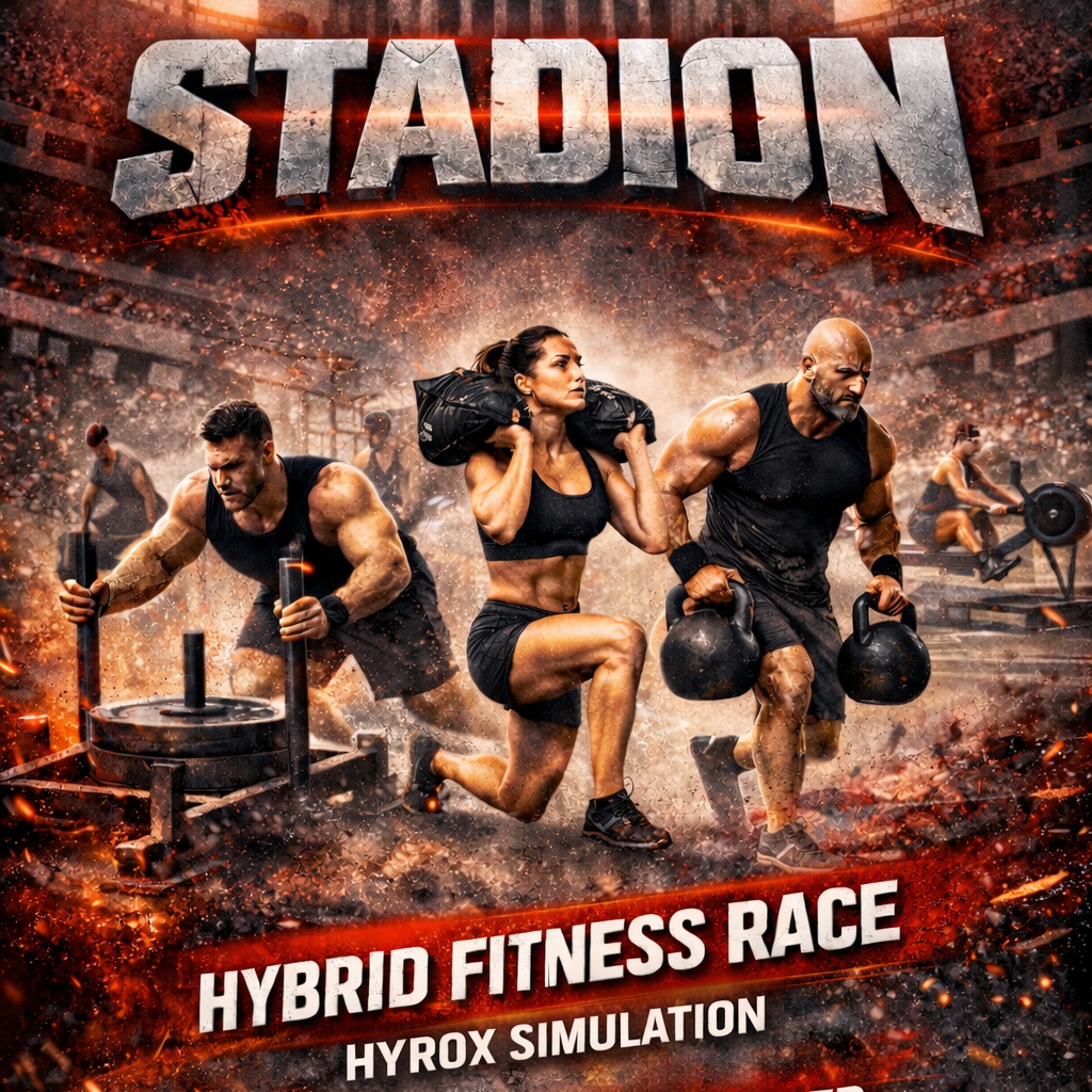 STADION Hybrid Fitness Race - Hyrox Simulation logo