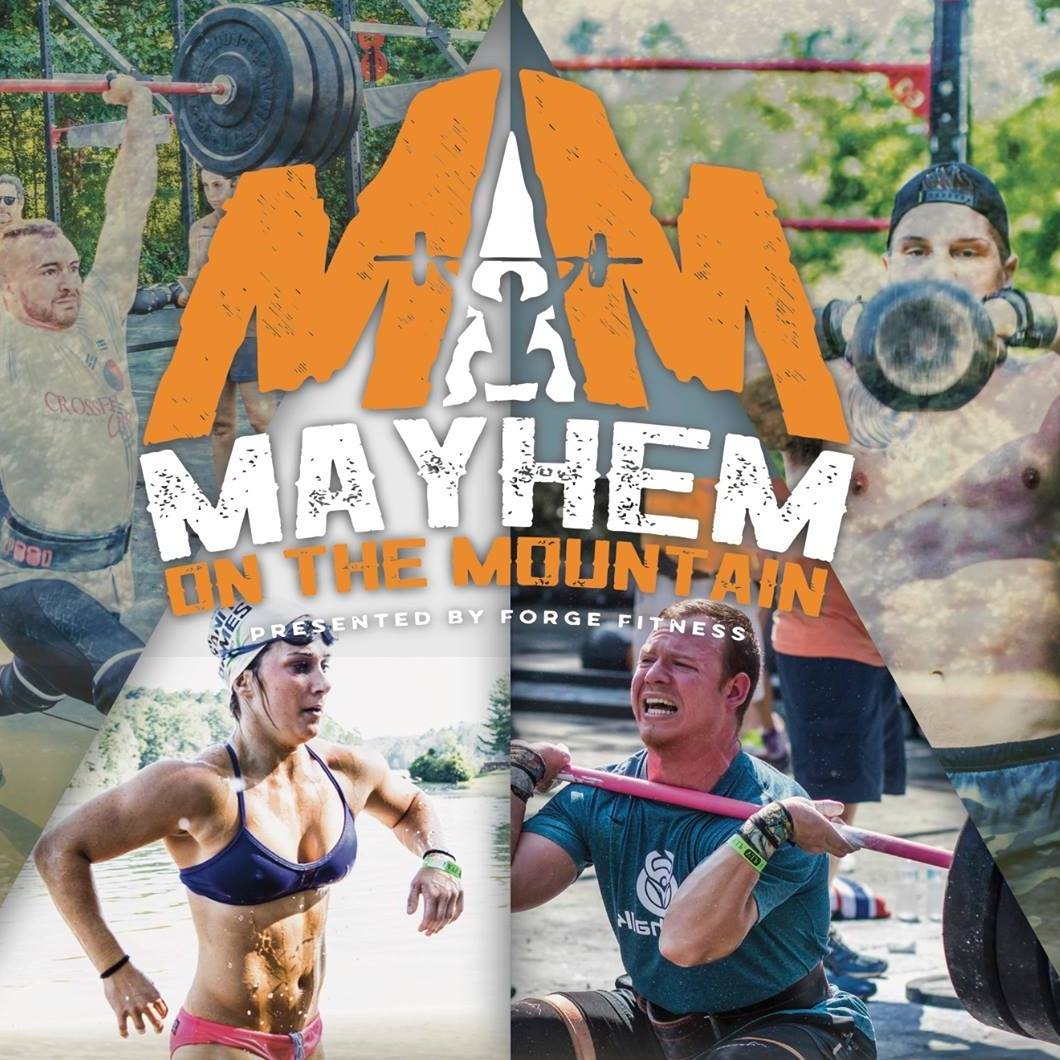 Mayhem on the Mountain 2019 logo