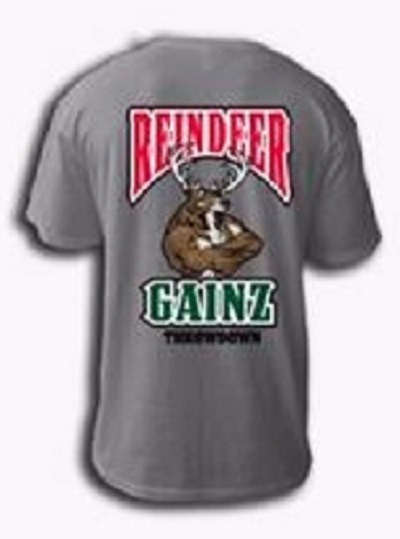 6th Annual Raindeer gainz throwdown logo