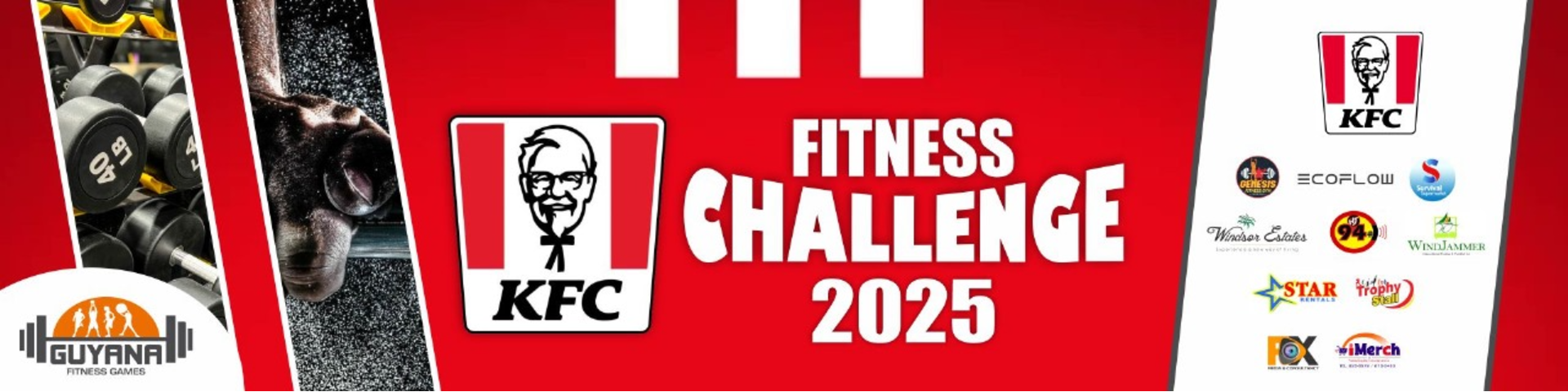 KFC Fitness Challenge 2025 logo
