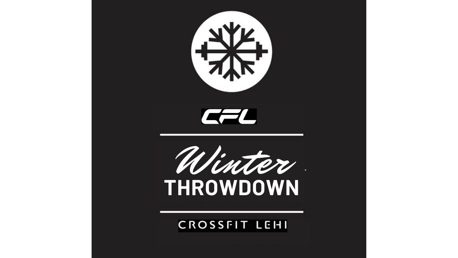 CFL WINTER THROWDOWN - TEENS logo
