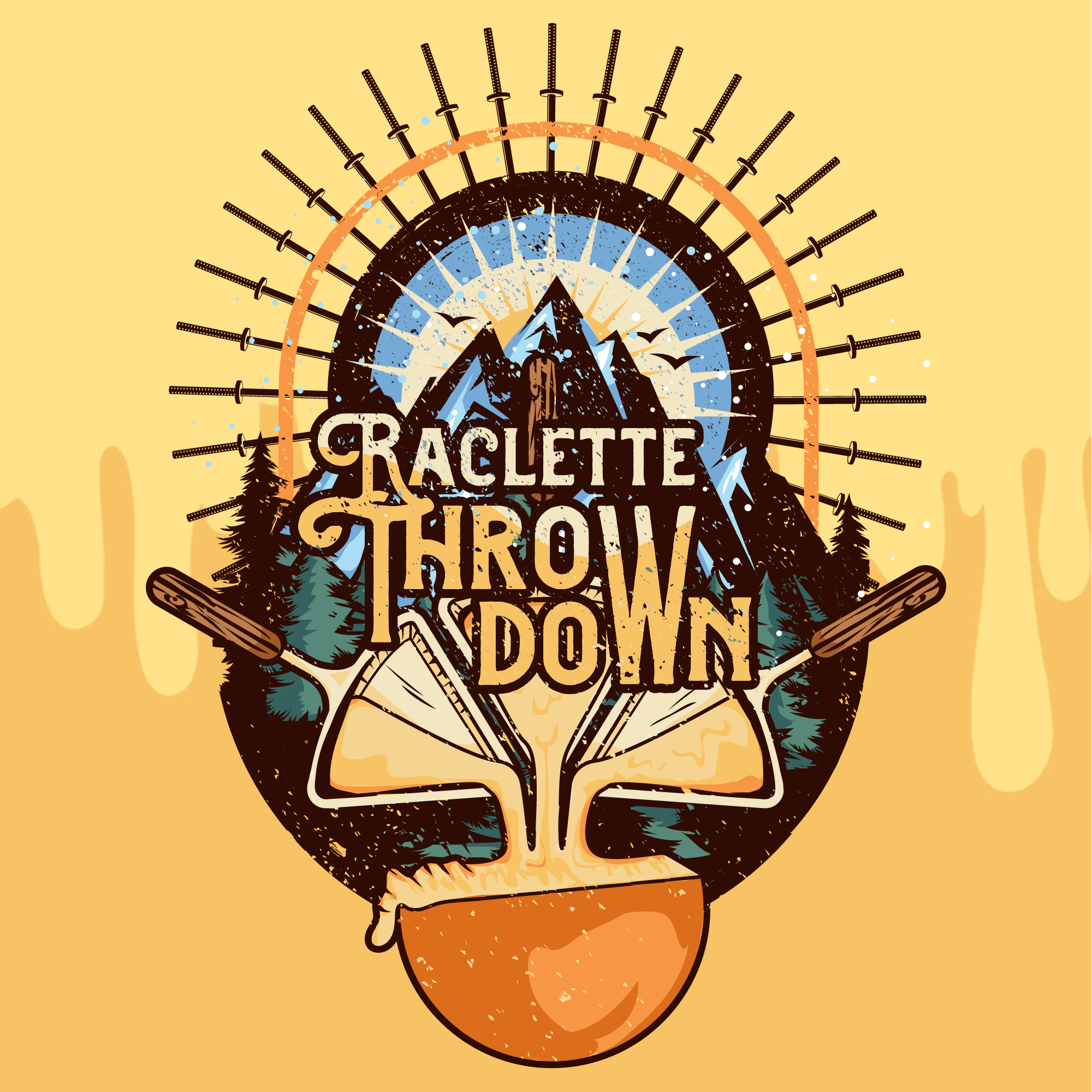 RACLETTE THROWDOWN 2024 logo