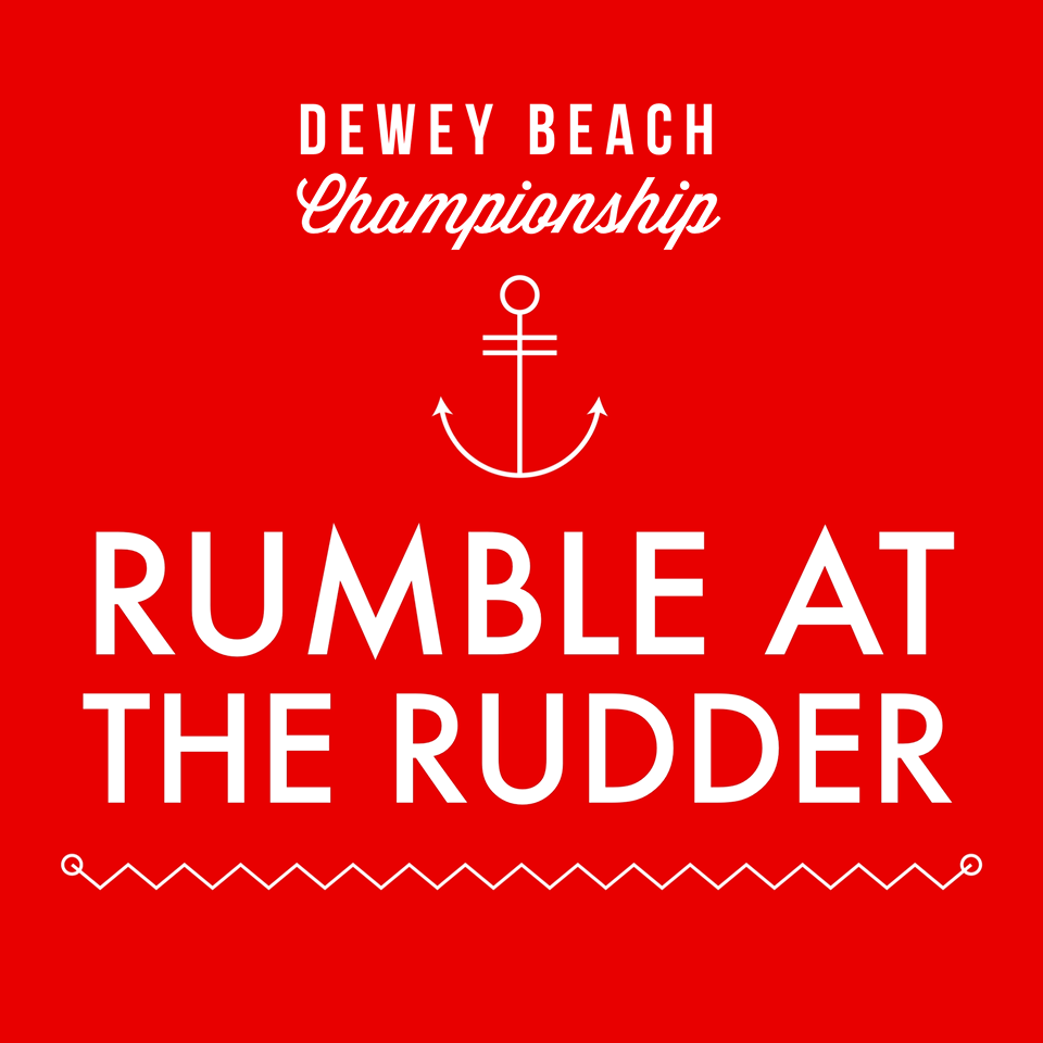 Dewey Beach Championship: Rumble at the Rudder logo