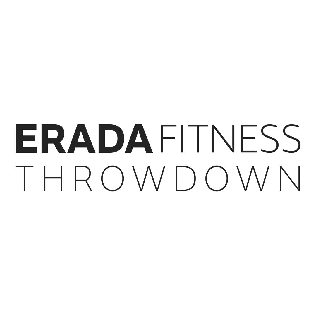 Erada Fitness Throwdown 2025 logo