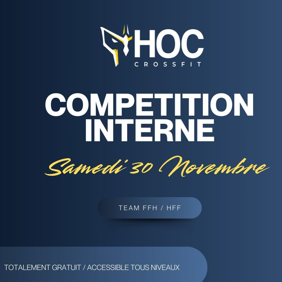 Compétition interne HOC Crossfit  logo