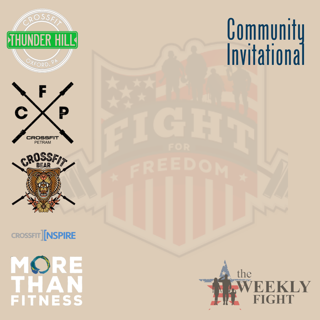F4F25 Community Invitational to support The Weekly Fight logo