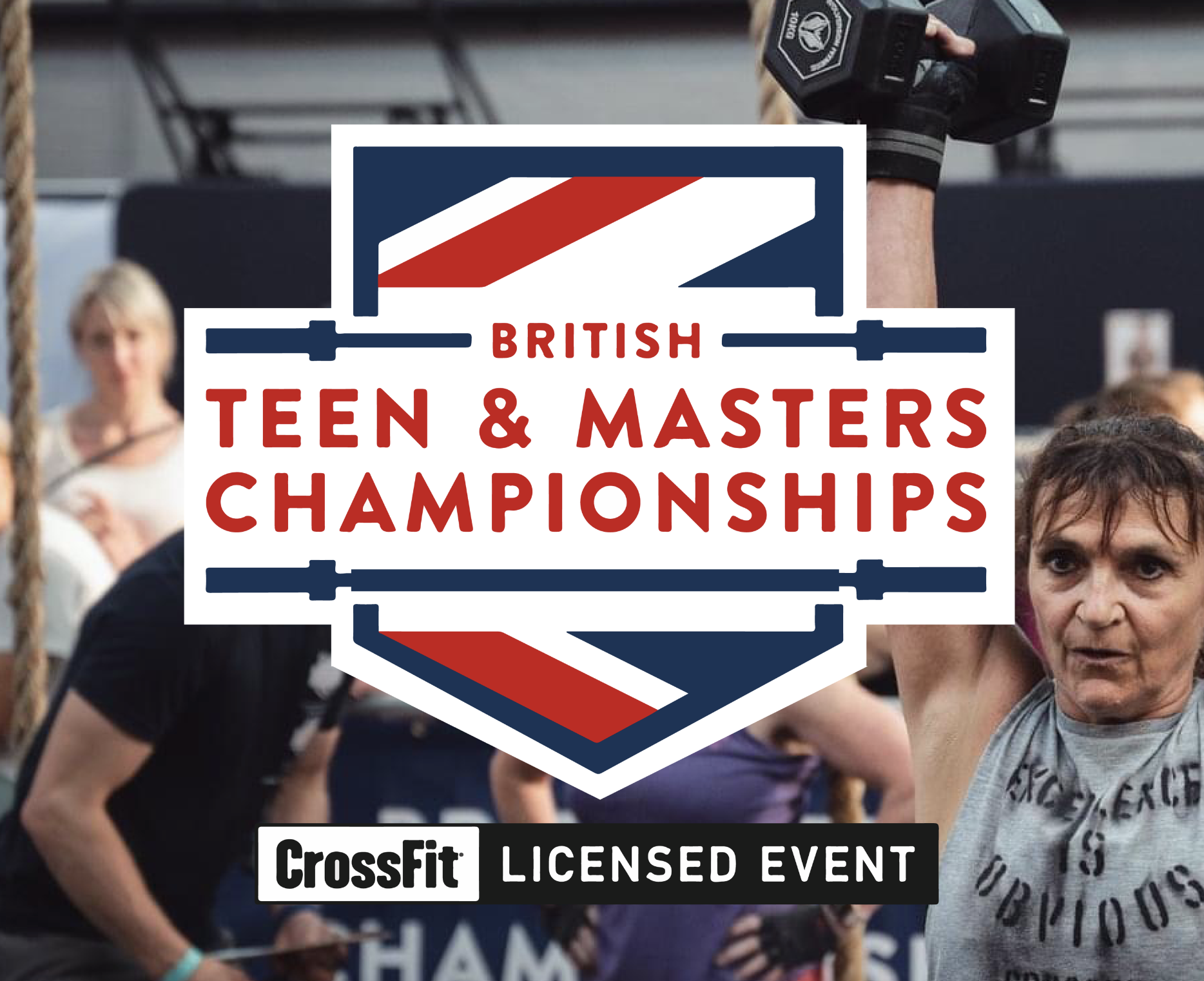 British Masters & Teens CrossFit® Championships 2024 - RX FINALS logo