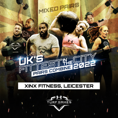 TURF GAMES 2022 UK FITTEST IN THE CITY MIXED PAIRS - XINX FITNESS - LEICESTER logo