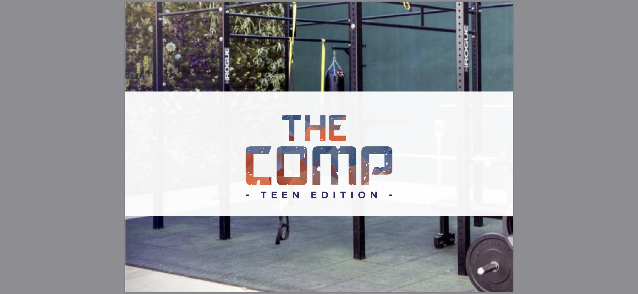 The Comp. Online Qualifier. Teen Edition 2019. logo