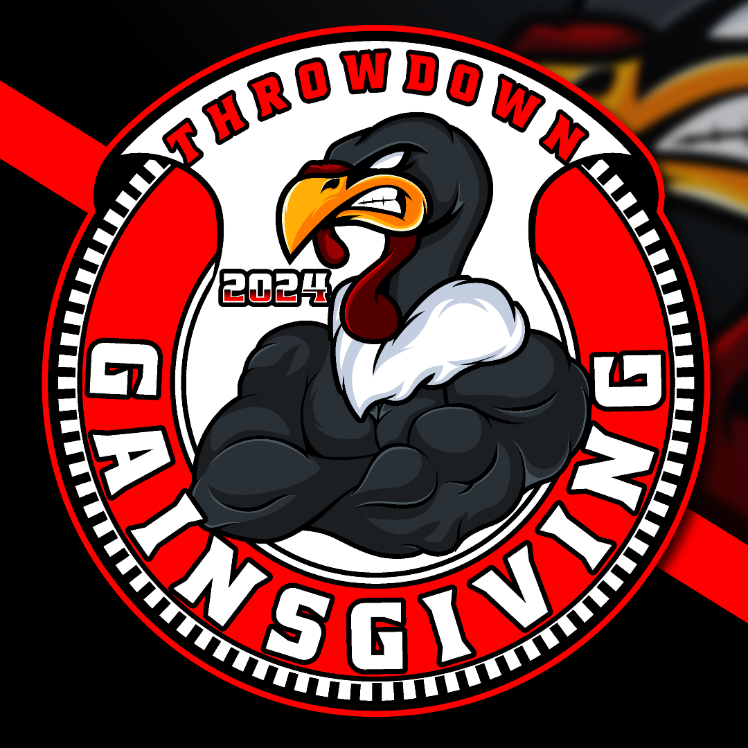 Gainsgiving Throwdown logo