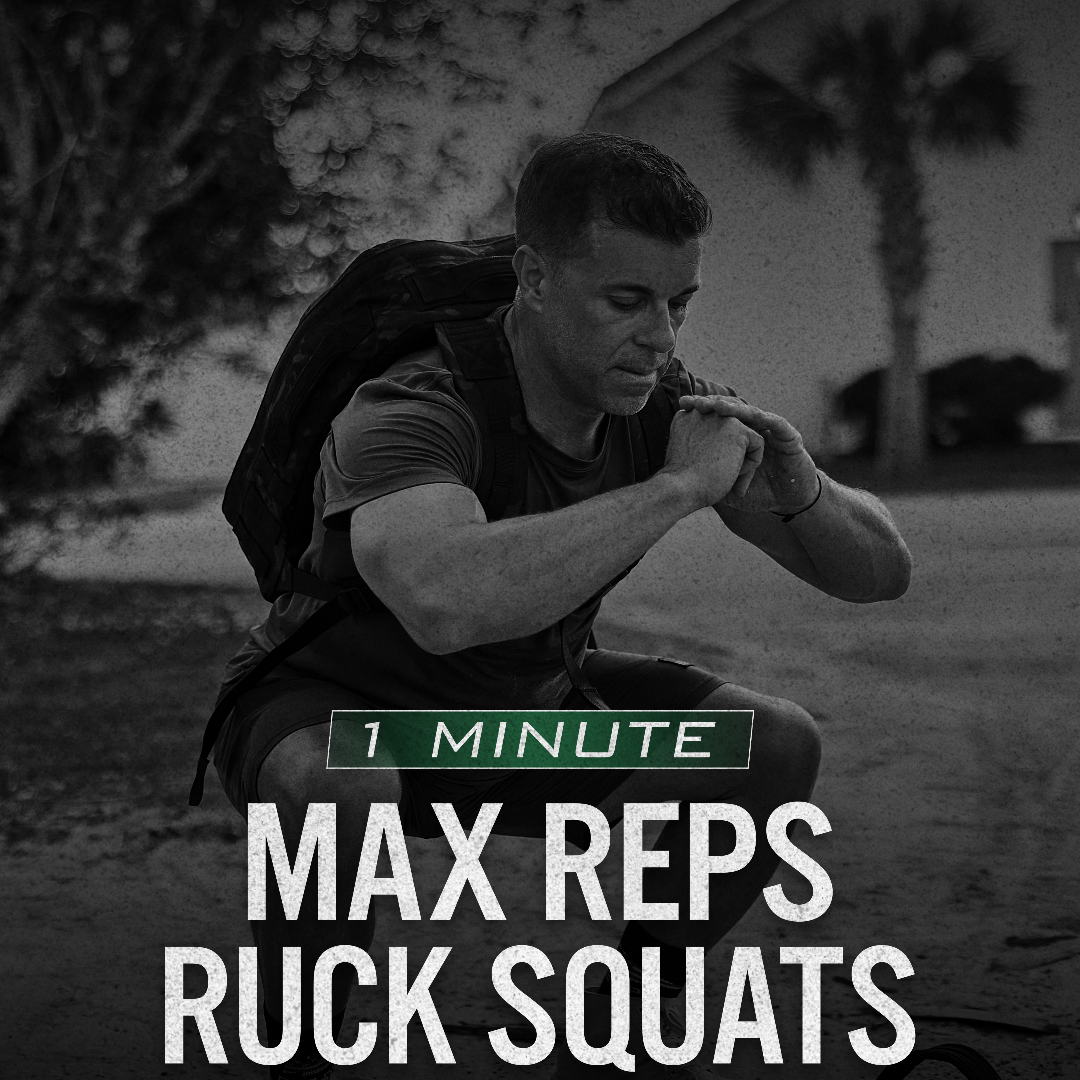 GORUCK Ruck Squat Challenge (1 min)  logo