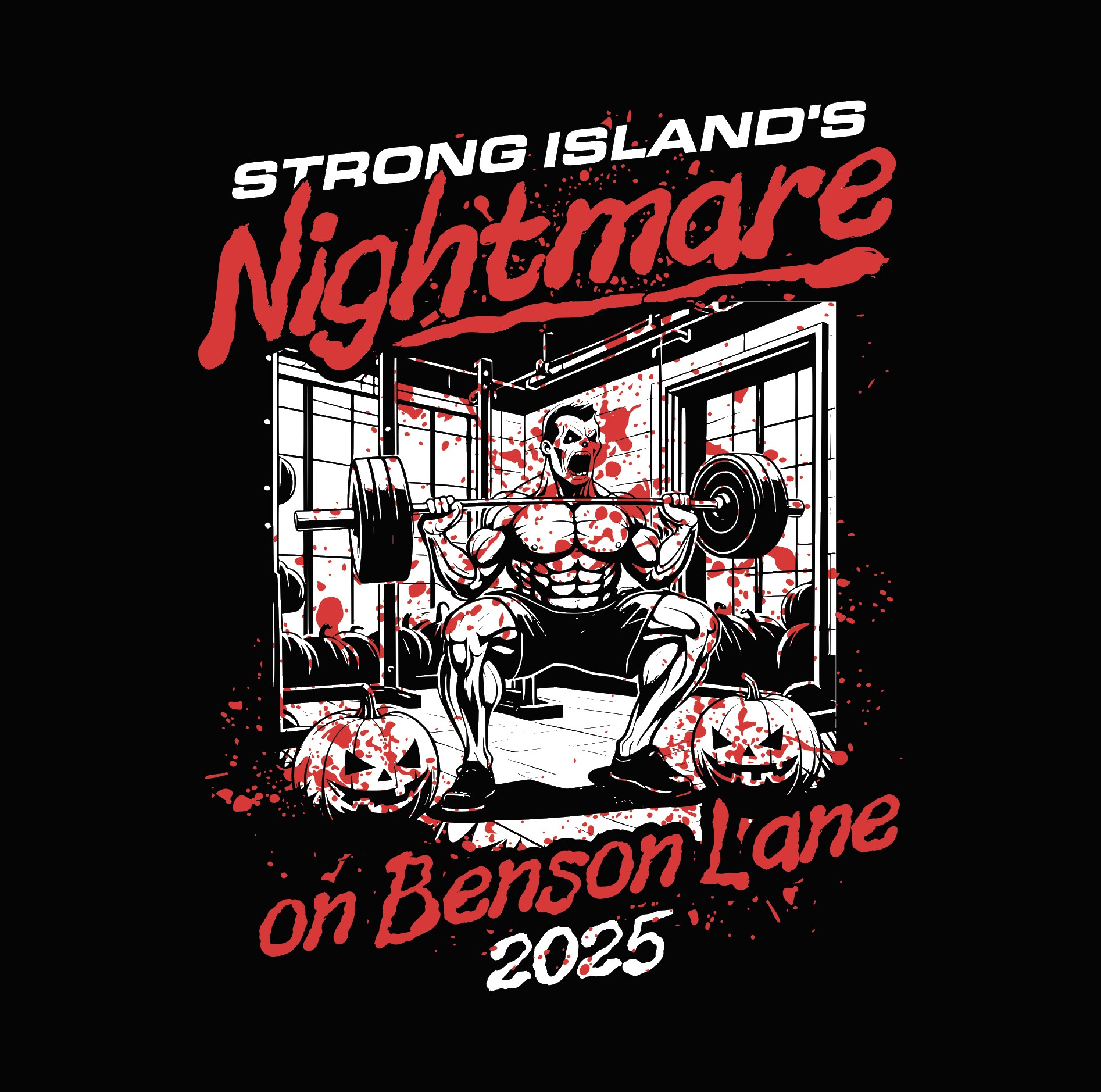 Strong Island's 2nd Annual Nightmare on Benson Lane logo