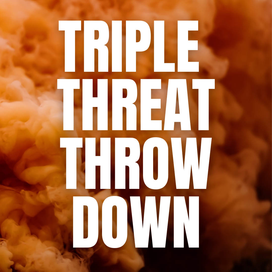 TRIPLE THREAT THROWDOWN logo