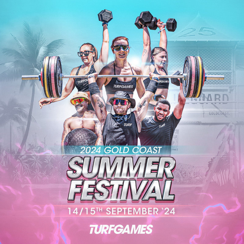 TURF GOLD COAST SUMMER FESTIVAL '24 logo