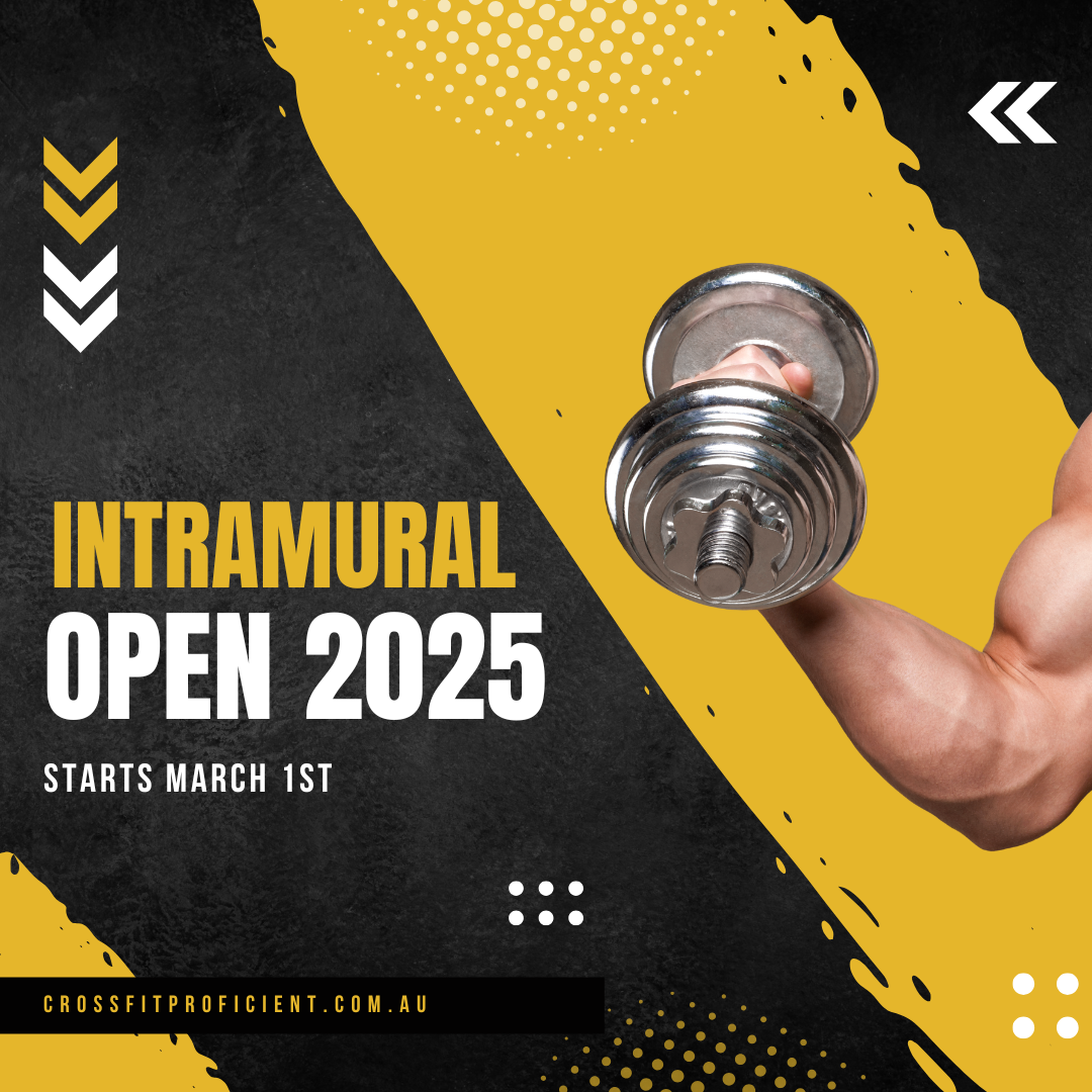 CrossFit Proficient Intramural Open 2025 logo