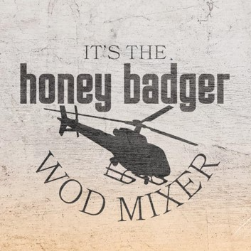 Honey Badger WOD Mixer logo