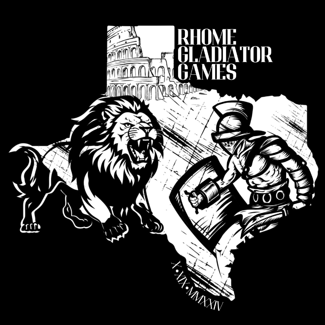 The Rhome Gladiator Games logo