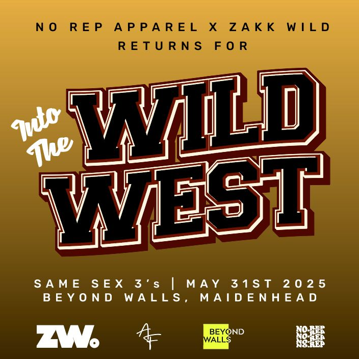 INTO THE WILD WEST- No Rep Apparel x Zakk Wild logo